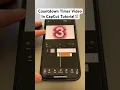 How To Make A Countdown Timer In CapCut - Quick Tutorial July 3 2023