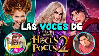 ✴Las VOCES de  HOCUS POCUS 2 En ESPAÑOL | DOBLAJE
