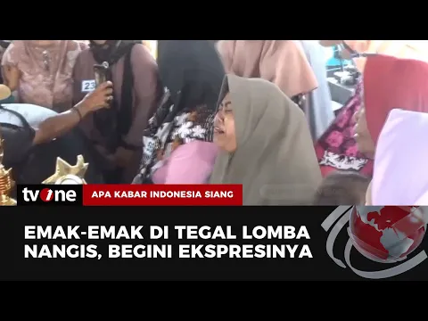 Ratusan Emak-emak Ikuti Lomba Menangis