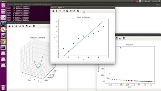 Linear Regression using numpy and matplotlib python