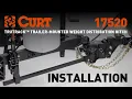 TruTrack Trailer-Mounted Weight Distribution Hitch Install CURT