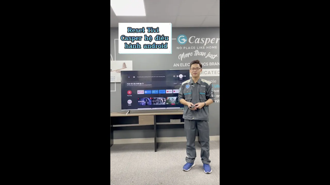 Outline Video HƯỚNG DẪN CÁCH RESET TIVI CASPER HỆ ĐIỀU HÀNH ANDROID