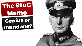 Manstein's StuG Memo