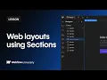 Create 3D perspective organize content using Sections Webflow tutorial