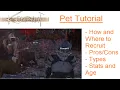 Kenshi Tutorials - How to Recruit Pets Different Types and