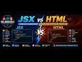 JSX vs HTML Explained React Interview Question React JS Tutorial