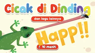 Download CICAK CICAK DI DINDING DAN LAGU ANAK LAINNYA | KUMPULAN LAGU ANAK INDONESIA 10 MENIT | LIRIK MP3