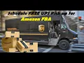 Schedule FREE UPS Pick up from Your Smartphone for Amazon FBA