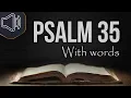 Psalm 35 King James Version KJV Bible Prayer against unjust enemies