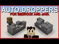 Auto-Dropper Tutorial Bedrock and Java Minecraft 1 21