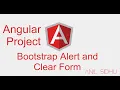 Angular project Success Alert and clear Form