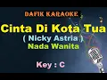 Download Lagu Cinta Di kota Tua (Karaoke) Nicky Astria Nada Wanita /Cewek Female Key  C