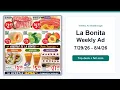 La Bonita Weekly Ad 26 - 26 Top 10 Deals