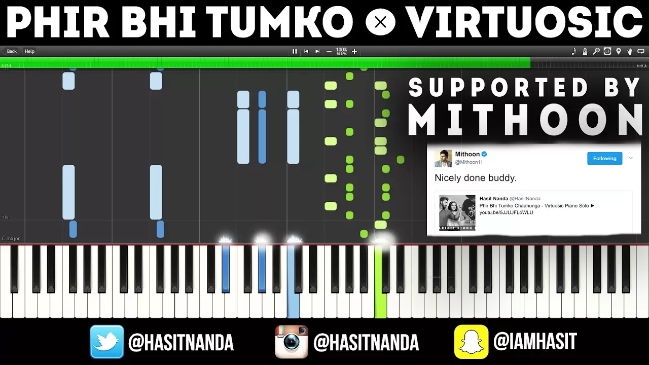 Phir Bhi Tumko Chaahunga - Virtuosic Piano TUTORIAL