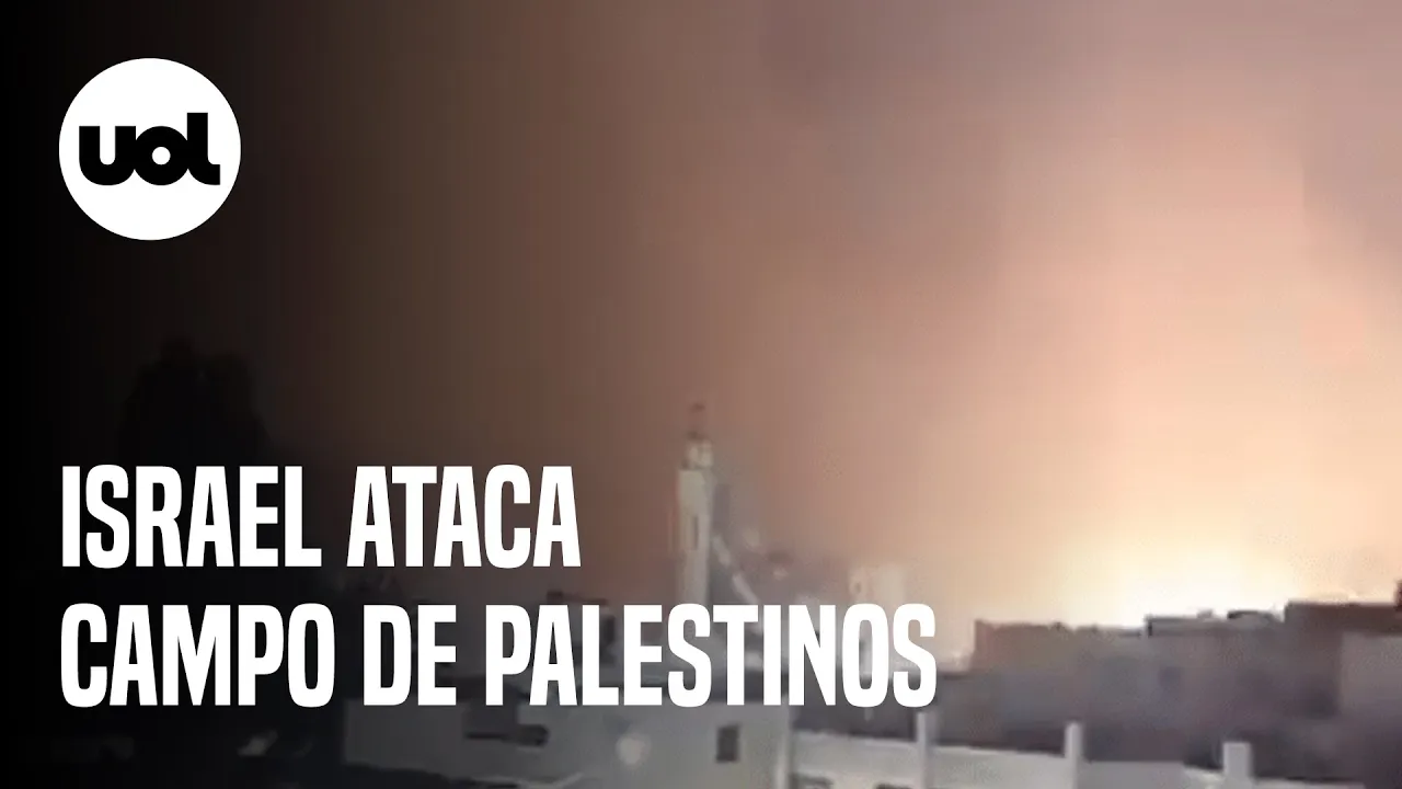 Forças de Israel atacam campo de refugiados palestinos
