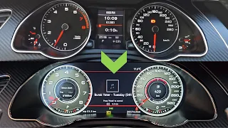 Audi A4 B8 and A5 8T - How to upgrade the cluster to a WestNav Digital Cluster