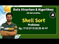 shell sort part 2 Data structures Algorithms All universities