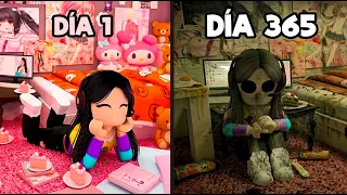 ENCERRÉ A MI AVATAR DE ROBLOX EN UNA HABITACIÓN DURANTE 365 DÍAS 💀