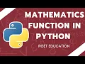Python programming for beginners import math function in python python tutorial in Bengali