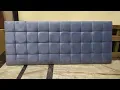 Download Lagu quilted bed headboard making process by zafar khan