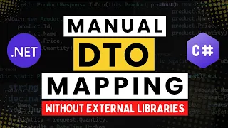 How to Map DTOs Manually in NET No AutoMapper or External Libraries