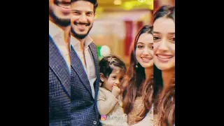 dulquer u0026 wife amal kan keakum kana tamil whatsapp status