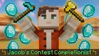 OBTAINING All The DIAMOND MEDALS Inside JACOB S CONTESTS - Hypixel Skyblock Funny Moments