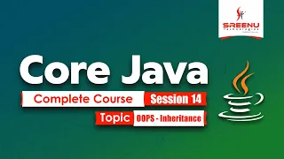 Core Java Complete Course Session-14 Topic Oops-Inheritance By Mr Suman