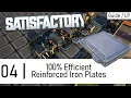 How to Build a Reinforced Iron Plate Factory - Satisfactory Update 8 Guide LP Ep4