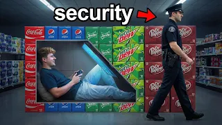 i secretly hid in a grocery store overnight 