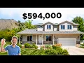Touring a Springville UT Home with INSANE Mountain Views - Utah County Real Estate