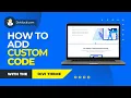 Where to add custom code in the Divi theme