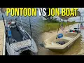 Plastic Pontoon vs Jon Boats Tiny Boat Showdown