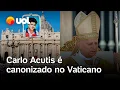 Download Lagu Carlo Acutis é canonizado no Vaticano e se torna o 1º santo da geração millennial; veja vídeo