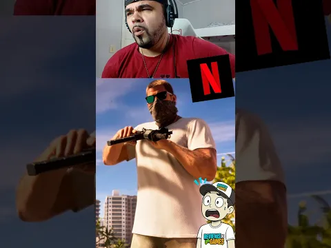 GTA 6 NA NETFLIX?! 😱 REAGINDO AO TRAILER! #netflix #gta6