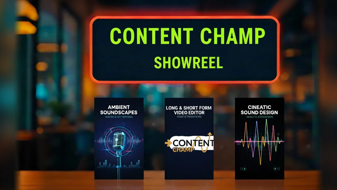 Content Champ showreel