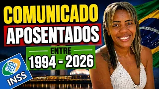 SURPRESA GIGANTE PARA QUEM SE APOSENTOU ENTRE 1994 E 2026   VEJA TUDO