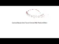Particles effect on mouse move HTML CSS and JS