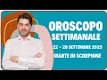 Download Lagu OROSCOPO settimana 22  - 28 SETTEMBRE 2025