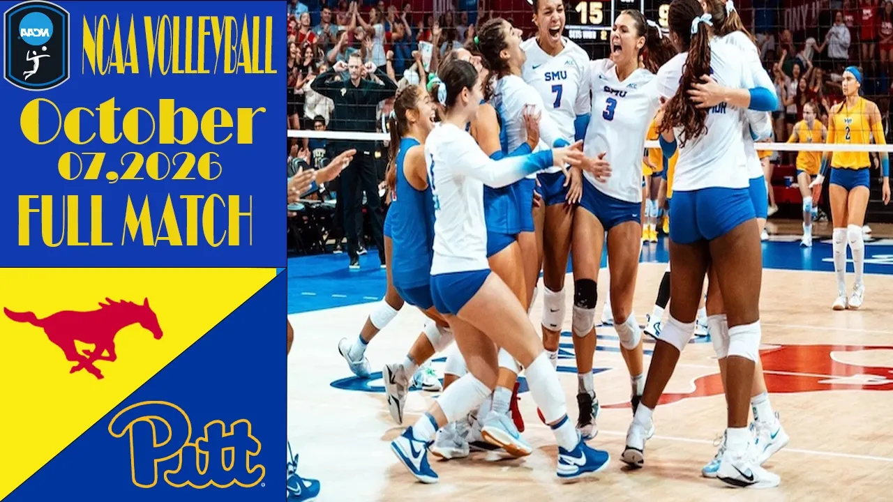 Pittsburgh vs. SMU | FULL MATCH | Oct 07,2026 | Women's NCAA Volleyball 2026
