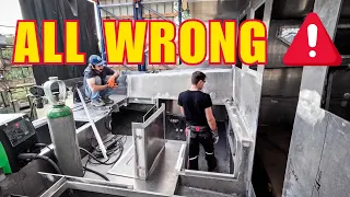 ⛵️ A NIGHTMARE! 🤯 We Had to CUT OUT most of our sailboat’s Cockpit (It Was Fully Welded!) Ep.365