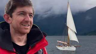 Solo Sailing through Fjords, Tidal Rapids, and Endless Waterfalls.