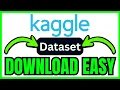 How To DOWNLOAD DATASET From Kaggle QUICK EASY 2026