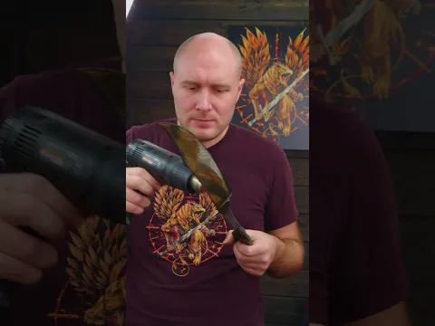 leaving my knife in acid for a few minutes is crazy.