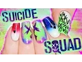 Suicide Squad Nail Art Tutorial coz I M BORED PLAY WITH ME