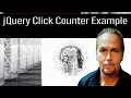 jQuery Button Click Counter coding example and free lesson on jQuery