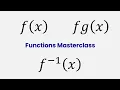 GCSE Maths Functions Composite Functions Inverses