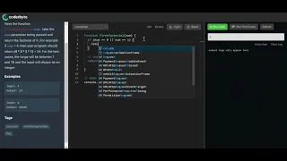 Factorial in JavaScript - CoderByte