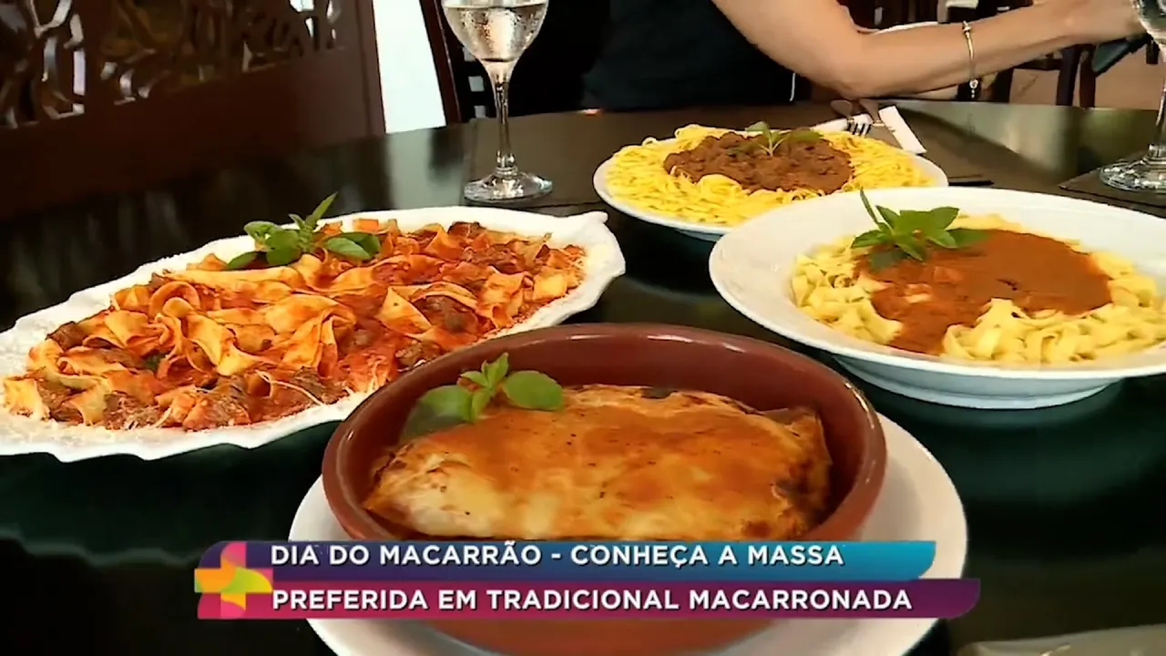 Dia do macarrão - Conheça a massa preferida nessa tradicional macarronada de BC!