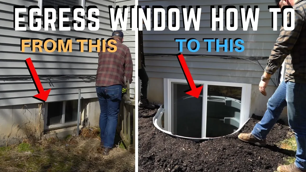 Egress Basement Window Installation |  How To | DIY Home Improvement